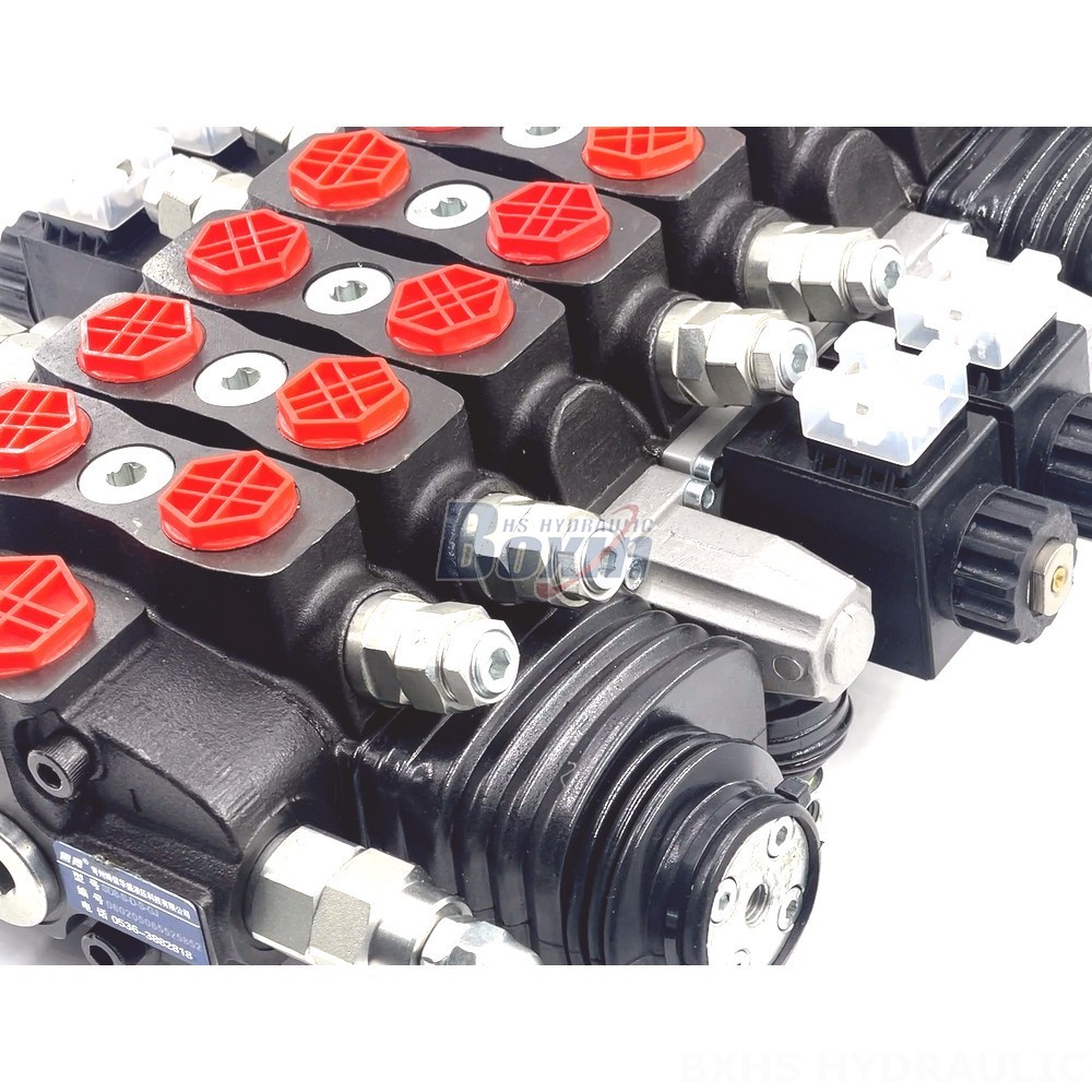 Hydraulic Valve | Manual 8 Spool Sectional Directional Valve | Factory Supply detail image